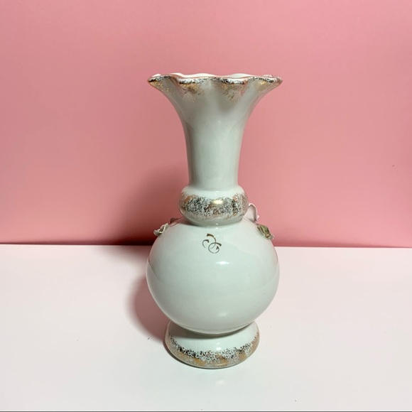 Vintage pastel rose vase - Picture 5 of 6